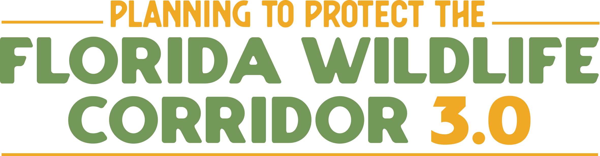 Planning to Protect the Florida Wildlife Corridor 3.0 logo