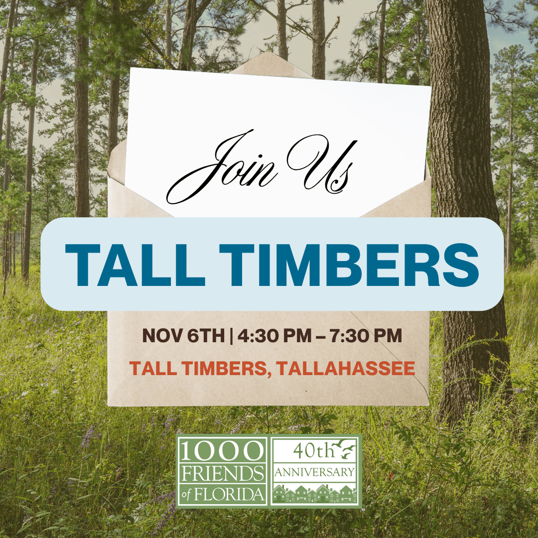 Join us at Tall Timbers, Nov. 6, 4:30 to 7:30 PM in Tallahassee